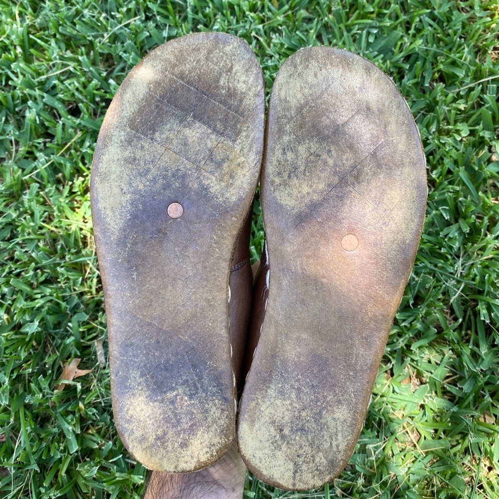 Earthing Harmony Grounding Shoes Brown Leather Handcrafted Womens Size 9 - Picture 5 of 9